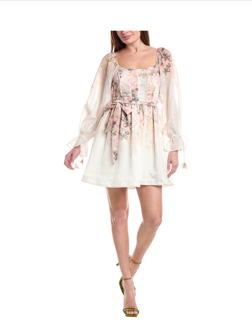 New En Saison Charlotte dress
Mini floral watercolor ivory blush